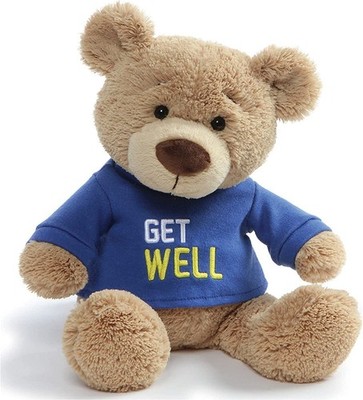 GUND 'GET WELL BEAR' (Blue) 12.5'' Plush USA Seller