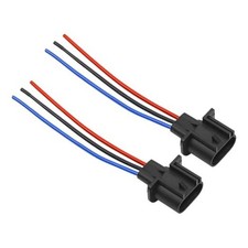 H13 9008 Car Headlight Connector, 2PCS Vehicle Headlights Wiring Harness Male
