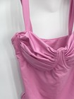 Franchesca Womens One Piece Swimsuit Pink Size L FR Rose Bloom Fixed Cups — photo 2