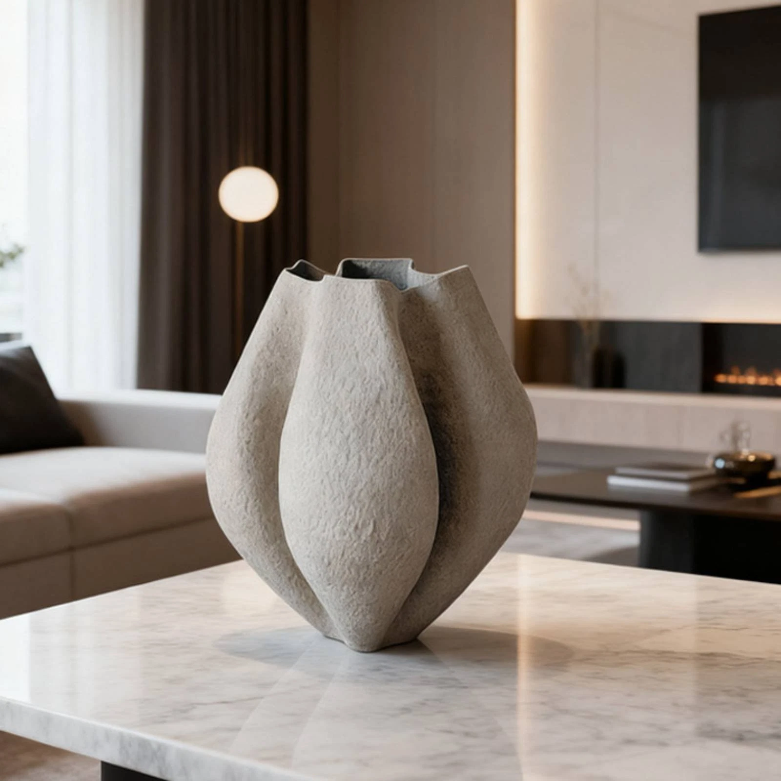 Natural Simplicity Vase Artistic Design Home Decor Natural Texture for Bedroom