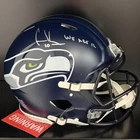 COOPER KUPP Signed AUTHENTIC Full Size Helmet On Field "We Are 12" (Fanatics)