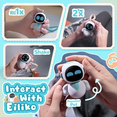 ENERGIZE LAB Eiliko Aquamarine - Your Tiny AI 2.5 inches, Blue | eBay