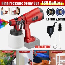 Cordless Wall Paint Sprayer Electric Spray Gun for Milwaukee 18V battery1000ml