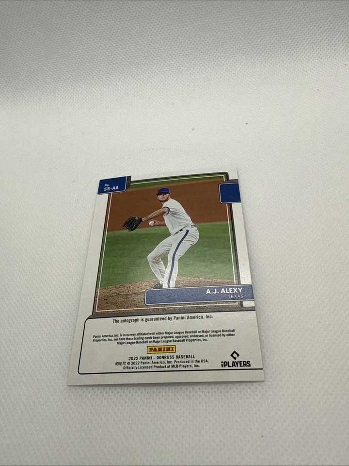 2022 Panini Donruss - Signature Series A.J. Alexy #SS-AA (AU, RC) - Image 2 of 2