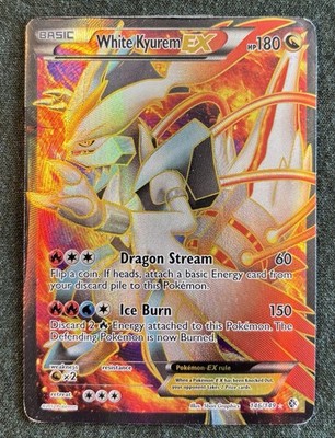 Pokemon White Kyurem EX 146/149 Boundaries Crossed Full Art Holo