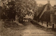 Vlieland Dorpstraat vintage postcard p721