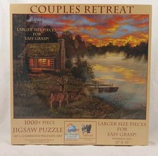 SunsOut 1000 PC Jigsaw Puzzle-"COUPLES RETREAT"-Larger Size for Easy Grasp-NEW!