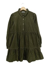 ZARA Abito stile impero Donna Abito Taglia IT 42 cachi stile casual