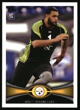 2012 Topps #401 Mike Adams RC Pittsburgh Steelers