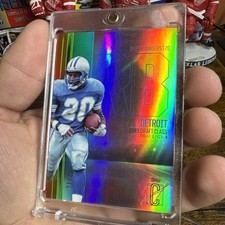 Topps Signature Class-Veterans Chrome Variations Barry Sanders Red Refractor /25
