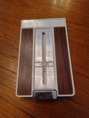 Vintage Telefonlistenfinder Klapptelefonnummer | Adressbuch | Index Memo