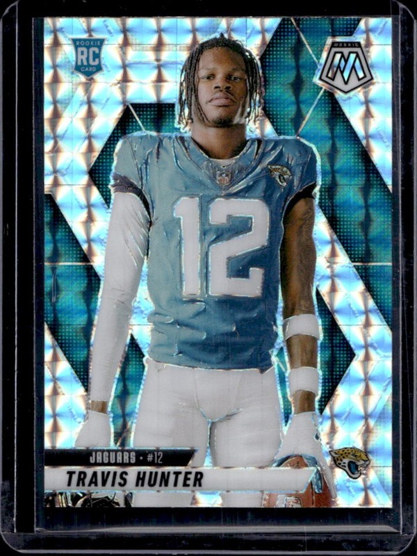 2025 Panini Mosaic Travis Hunter Rookie Variation Mosaic Prizm RC #279 Jaguars
