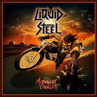 LIQUID STEEL- Midnight Chaser CD private press ala STRIKER/ENFORCER/speed queen