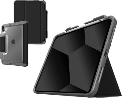 STM Dux Plus Folio Case für iPad 10. Gen 2022 leicht schwarz STM-222-388KX-01