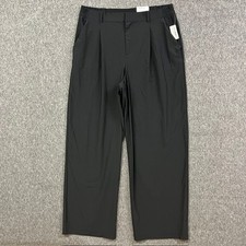 Old Navy Pants Womens L Sleektech High-Rise Full-Length Go-Dry Black Stretch