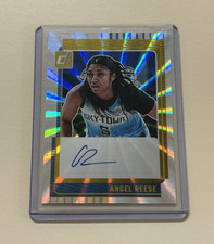 Angel Reese Panini 2025 Donruss Signature Series Auto Holo Laser