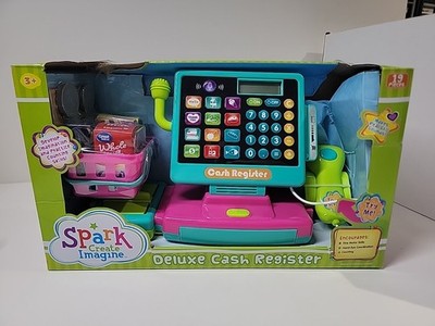 Spark Create Imagine Touch Pad Cash Register Toy for Kids 3+ 19 Pieces