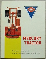 AEC MERCURY TRACTOR Truck Commercial Vehicle Sales Brochure Mar 1963 #770.3.63