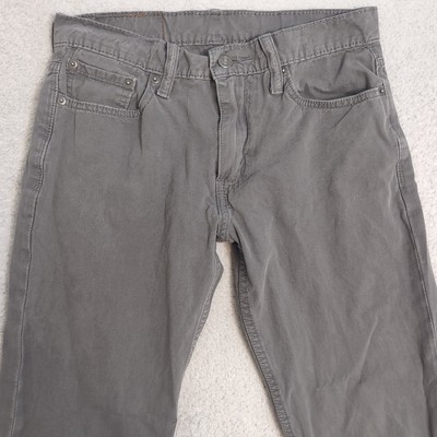 Levis 502 Jeans Mens 29x30 Gray Regular Low Rise Denim (FITS 29x27.5)