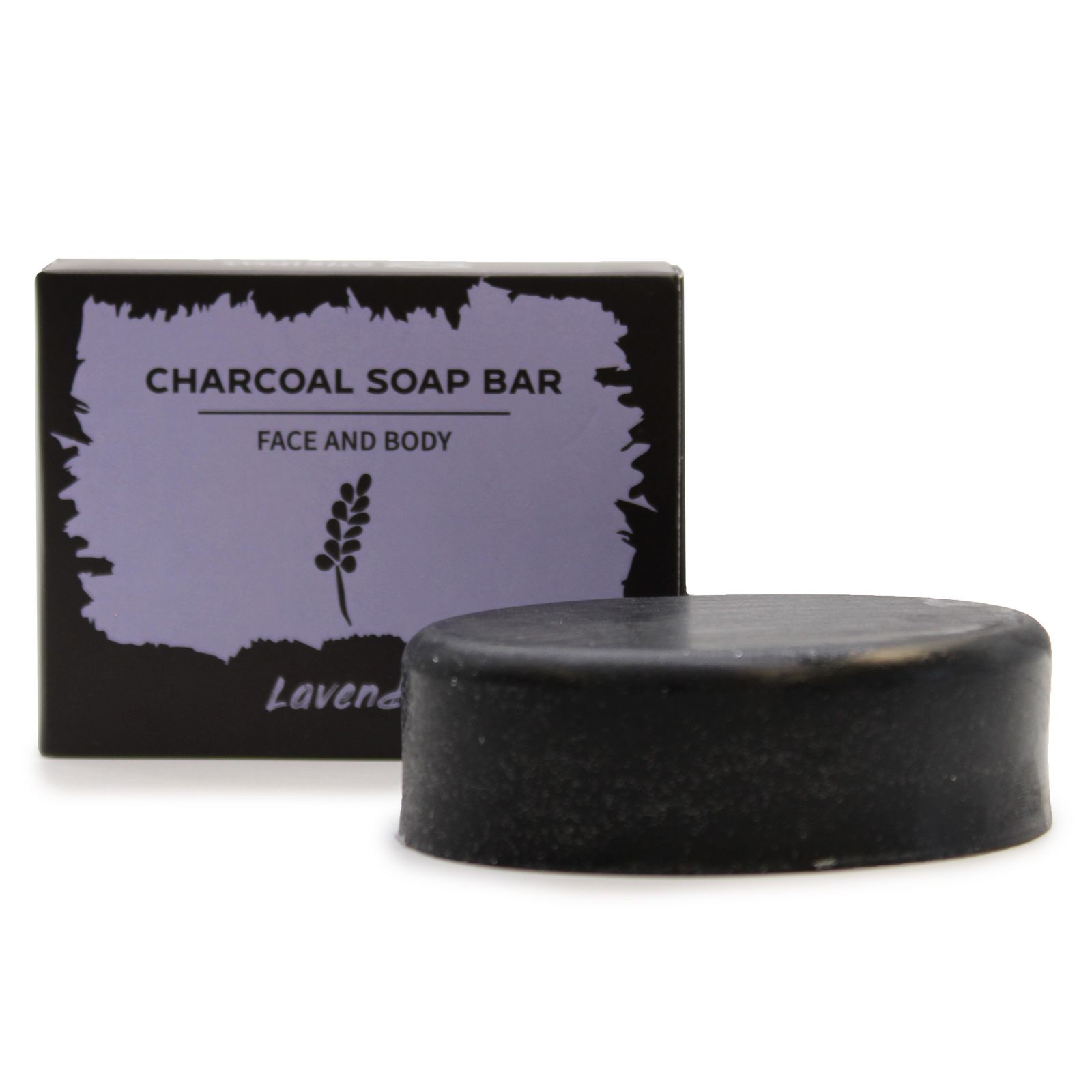 Kdmd Purple Charcoal Soap 85G - Lavender In - Image 2