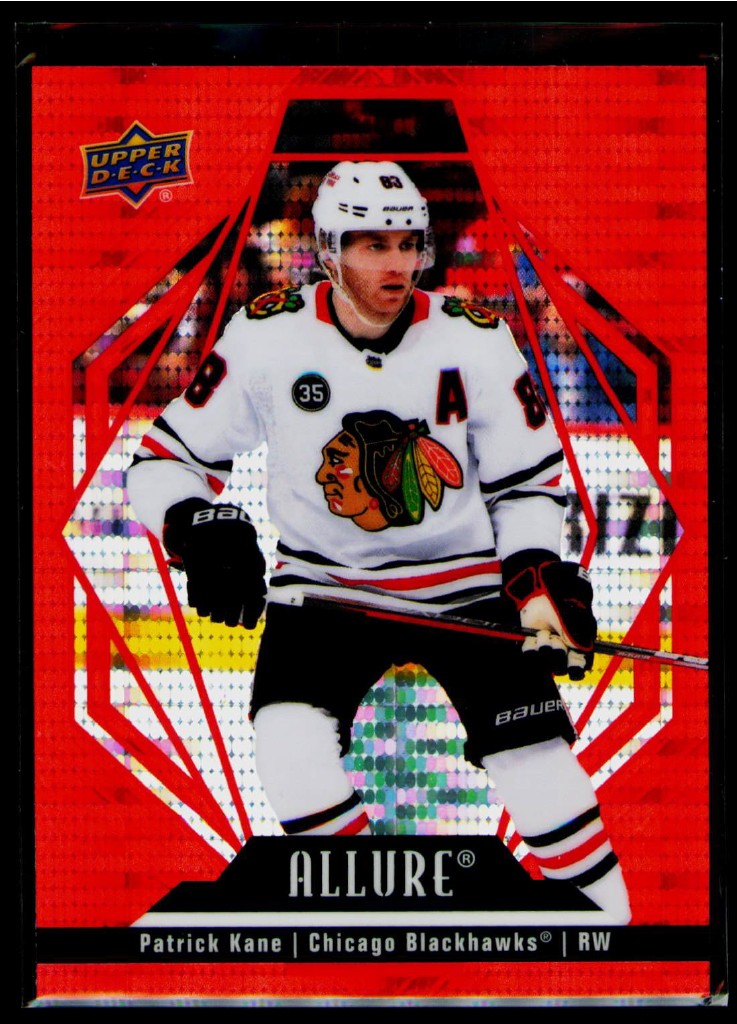 2022-23 Upper Deck Allure Patrick Kane Red Rainbow #75 Chicago Blackhawks