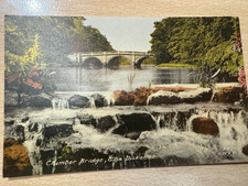 Vintage postcard clumber bridge, clumber Park