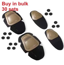 Tactical Combat Knee Elbow Protective Pads for Military, Case of 30 Sets