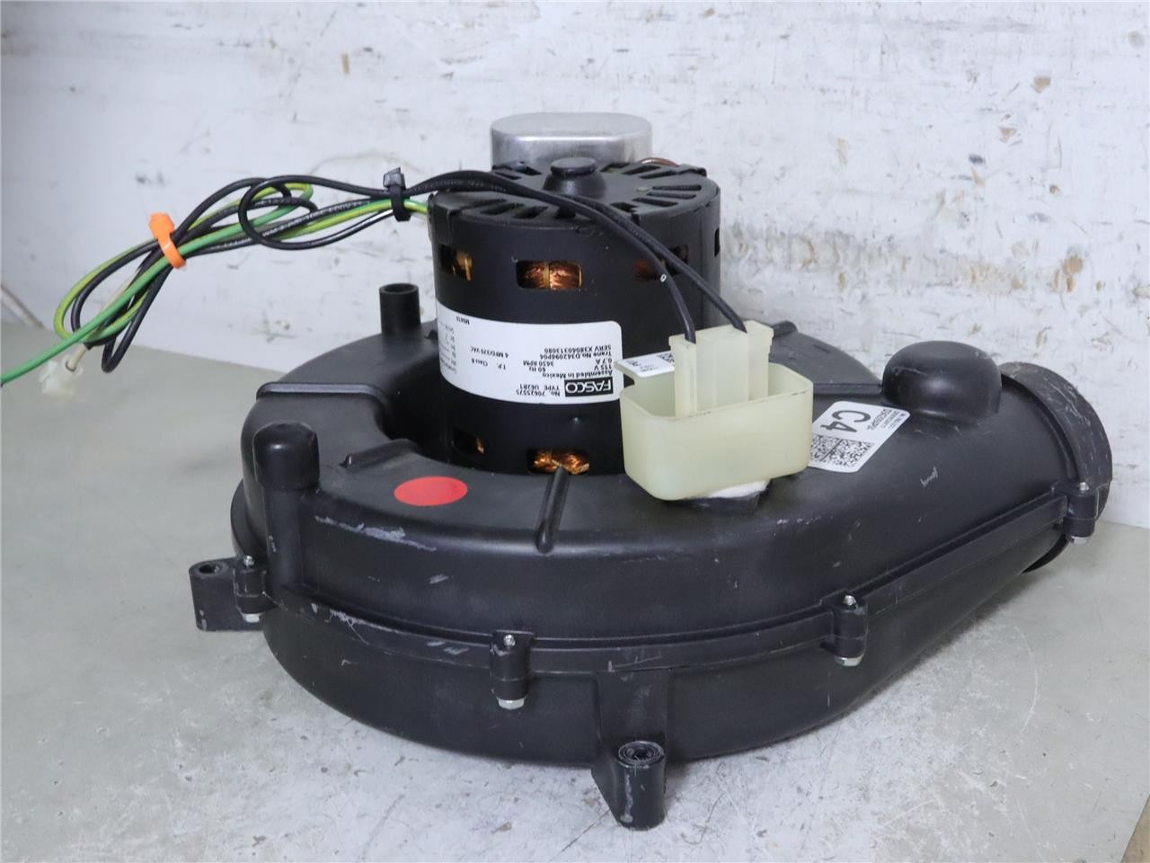 FASCO 70625575 Draft Inducer Blower Motor Assembly D342094P04 115V U62B1