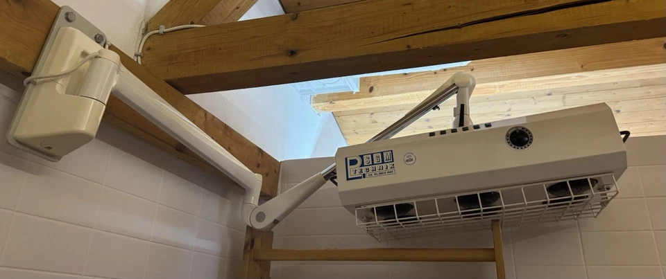 Rotlichtstrahler Wärmestrahler mit Wandbefestigungsarm, Physiotherapie, - Bild 2 von 4