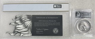 2024 Silver Flowing Hair 230th Ann Privy Medal PCGS MS69 & COA Gibson HandSigned