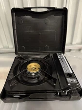 Sterno Portable Butane Gas Stove/ 15,000 Btu Electric Ignition/ New/ Black