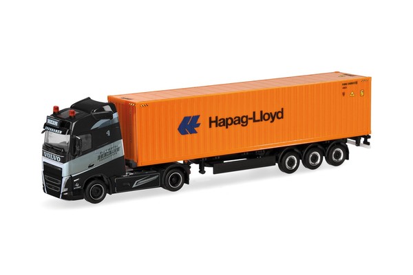 Herpa 320382 Volvo Fh Gl 2020 Container-Sattelzug Patrick Heim/Hapag Lloyd 1:...-image