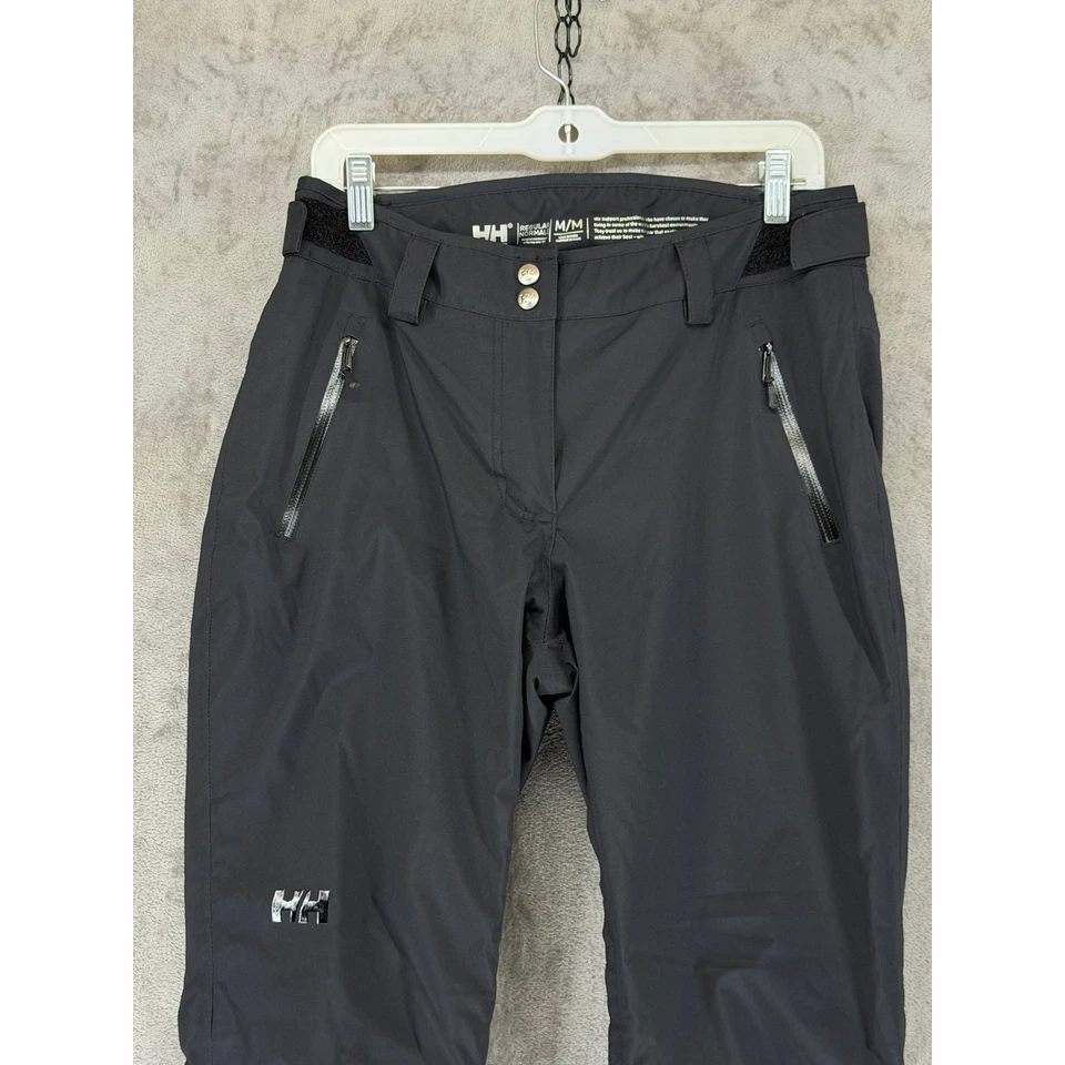Helly Hansen Helly Tech Performance Ski Pants Black Primaloft Insulated Womens M - Image 2 of 4