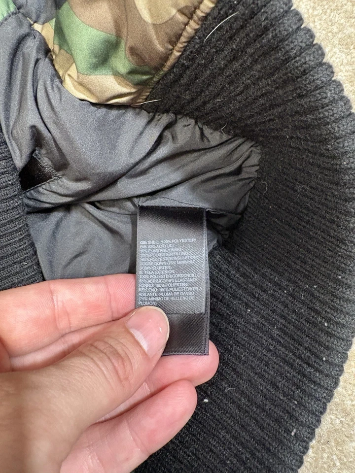 Chaleco con Capucha Verde Marrón Negro Camuflaje THE NORTH FACE 550 XS Foto 4 de 4