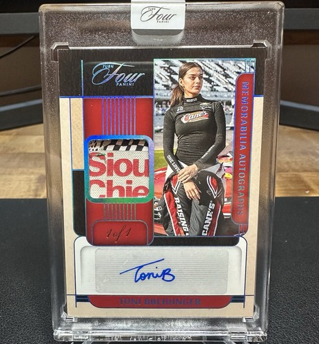 2026 Turn Four Toni Breidinger 1/1 Platinum Blue Patch Auto #MA-TBD