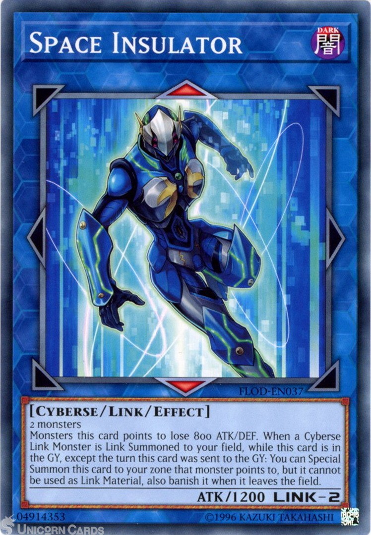 FLOD-EN037 Space Insulator Common UNL Edition Mint YuGiOh Card