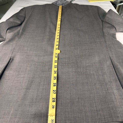 Joseph Abboud Sport Suit 2 button Coat Men 44R Medium Grey Tellegno Super 120s - Picture 13 of 19