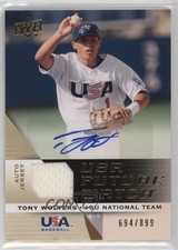 2009 Signature Stars USA Future Watch Jersey 694/899 Tony Wolters Auto 11ci