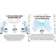 2Pcs Something Blue Gift for Bride Bridal Accessories as Bridal Shower Gifts Ang