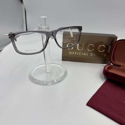 Gucci Eyeglasses GG14470 004 57mm Grey Frame 57-17-145 New