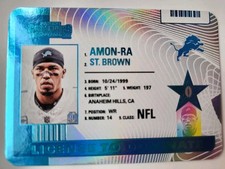 Amon-Ra St. Brown 2024 Panini Contenders Lice...
