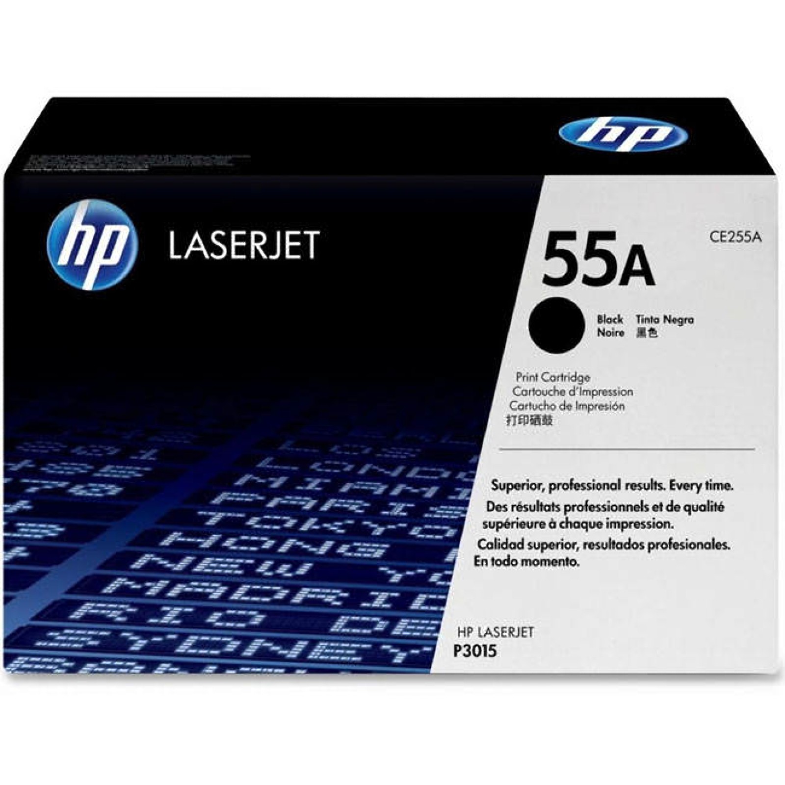 Original HP 55A Black Toner Cartridge (CE255A)