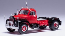 MODELLINO CAMION STATICO DIECAST IXO MACK B 61 1964 ROSSO MODELLISMO SCALA 1:64