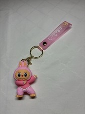 New Labubu PVC 2 Pc Keychain The Monsters Series Figure Toy