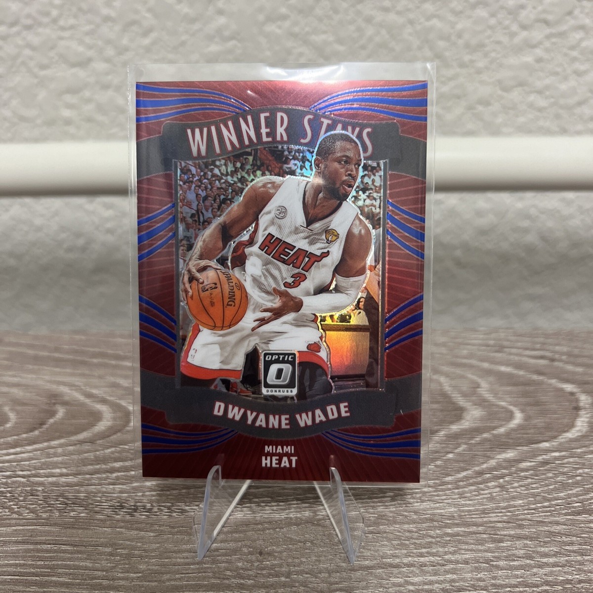 Dwyane Wade Winner Stays /85 Parallel Donruss Optic Basketball 23