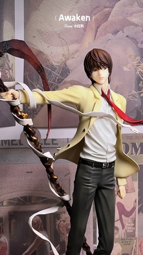 26cm Death Note Anime Yagami Light Action Figure Statue Figurines Pvc Collection - Picture 9 of 17