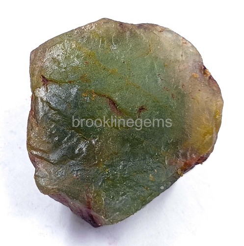 Turmalina natural bicolor 313,50 quilates rara certificada piedra preciosa suelta áspera k - Imagen 7 de 10