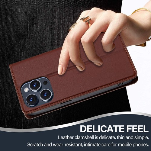 For Apple iPhone 16 Pro Max / 16e Side Magnetic Leather Wallet Flip Case Cover - Picture 48 of 54