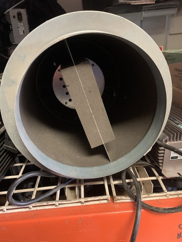Can Fan Q Max Fan 10" w/ Muffler Silencer 3 Speed - inline blower exhaust q-max - Picture 2 of 4
