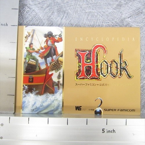 HOOK Encyclopedia Hyakka Official Guide SNES Japan Book 1992 SG84 SeeCondition - Picture 2 of 12
